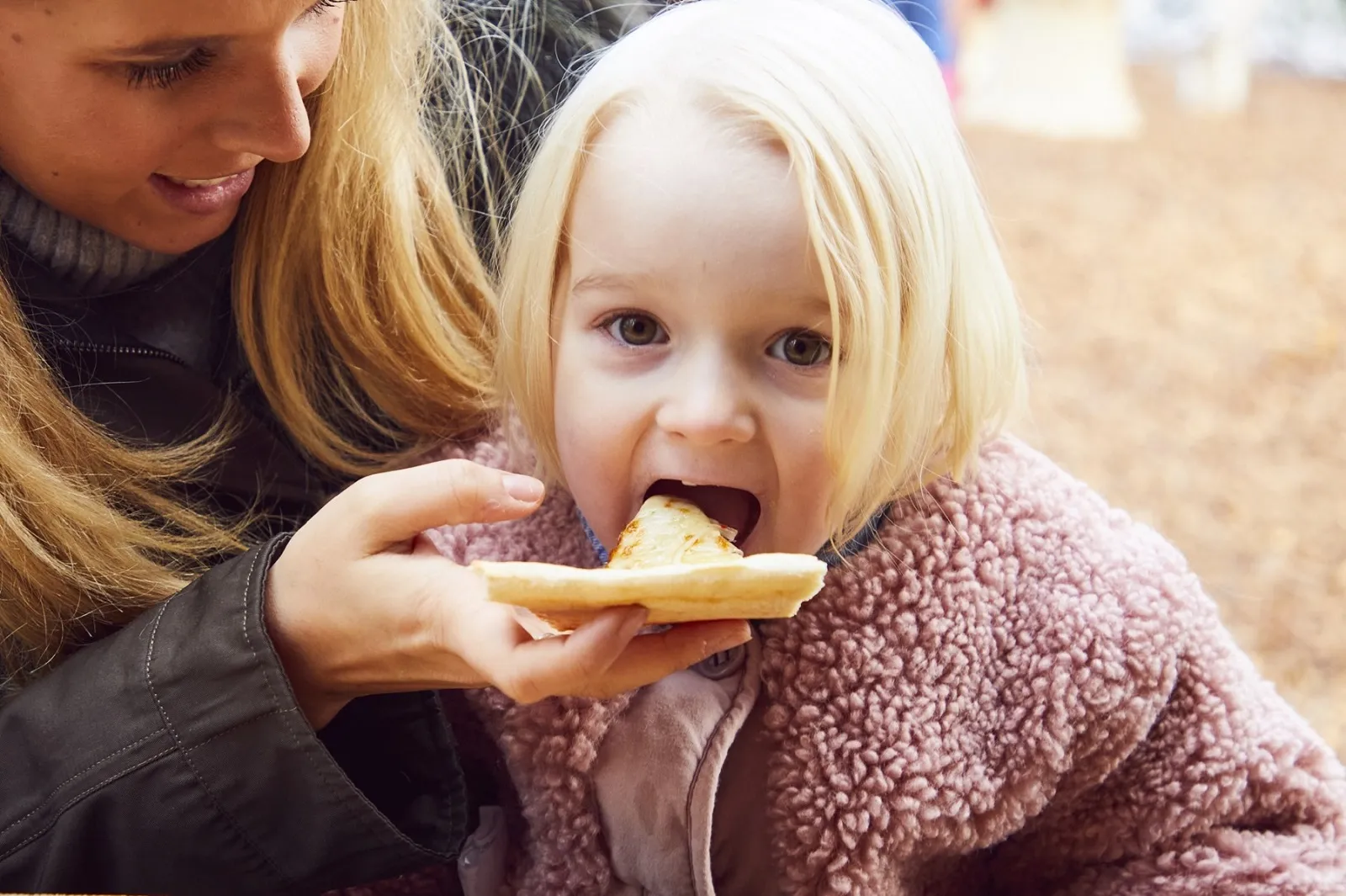 Girl Eating Pizza
